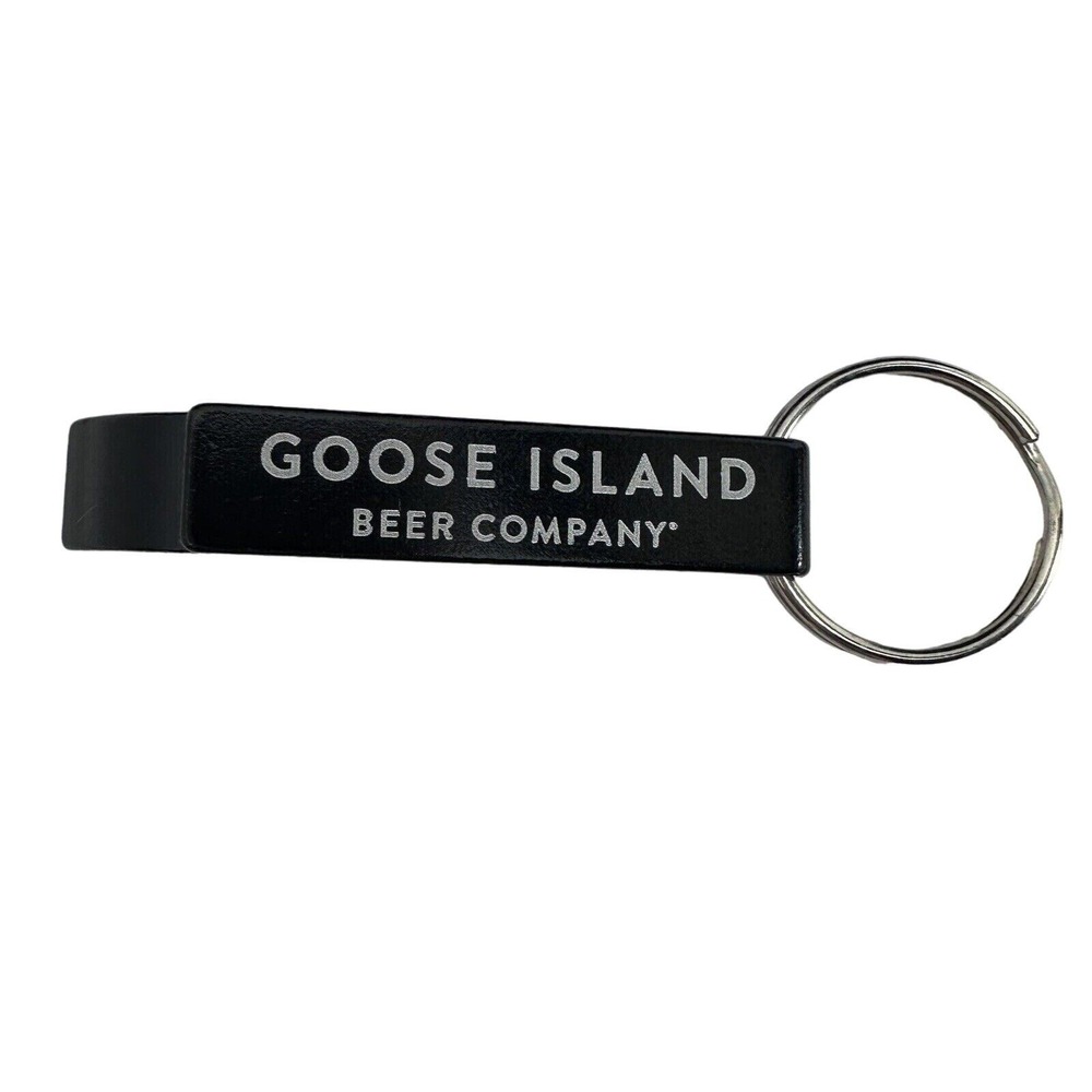 Goose Island Beer Company‎ Black Metal Keychain Bottle Opener